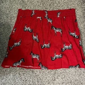 Adorable Zebra Skirt